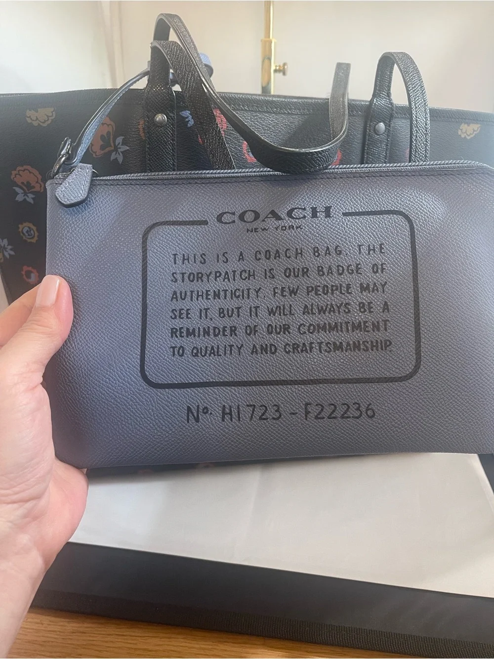 Coach Reversible City Tote with Primrose Floral Print